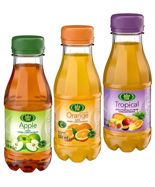 Apple Juice, Tropical Juice, Orange Juice - 330ml