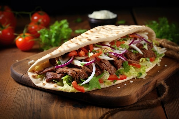 Premium Meat Doner Kebab