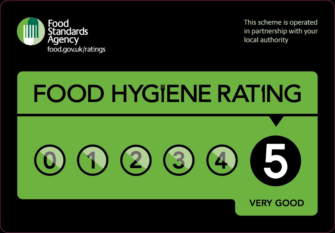 BiteShack Food hygiene ratings 5